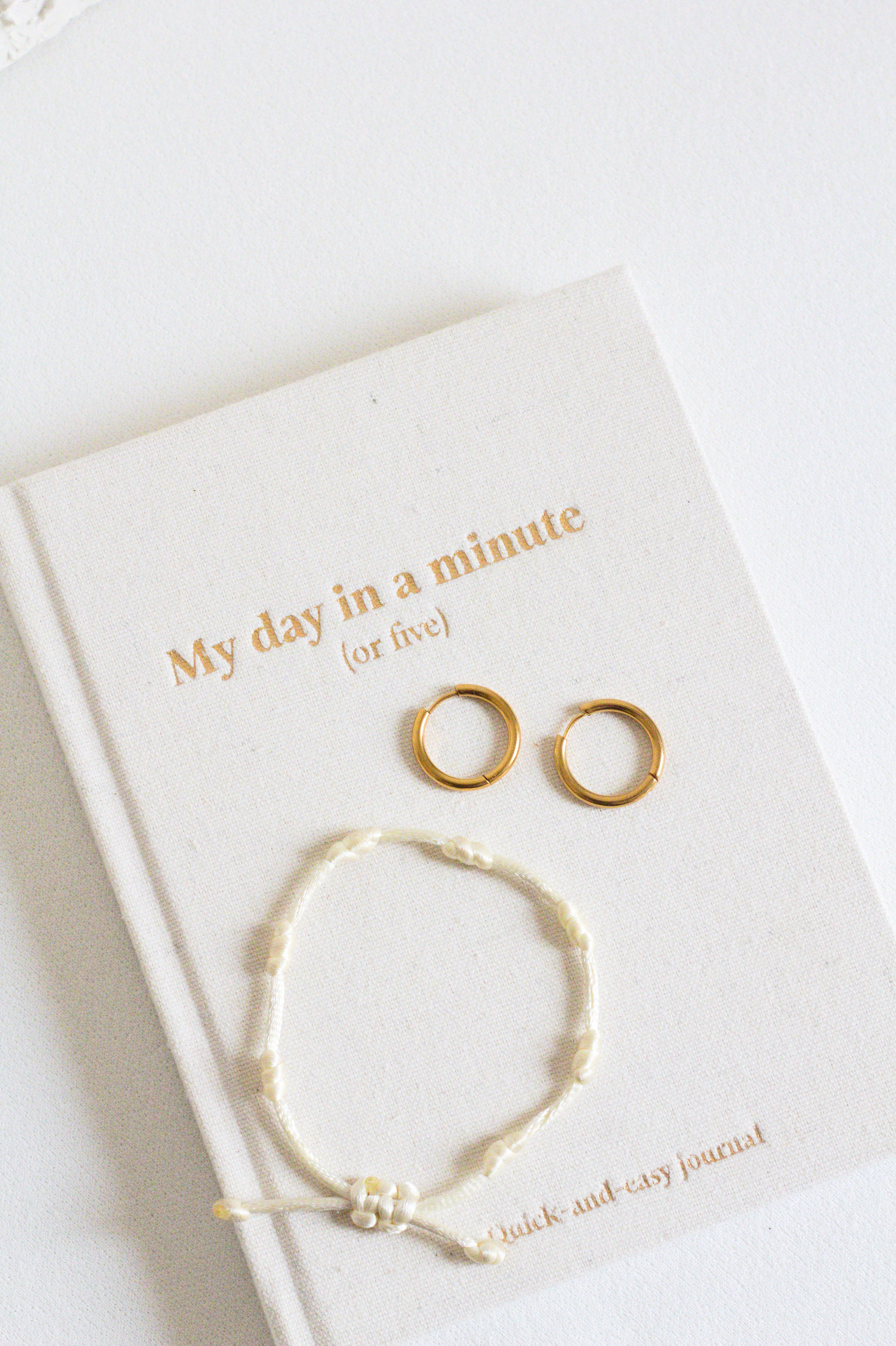 Quinn Hoops & 7 Knot Bracelet